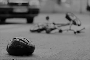 bike crash scene